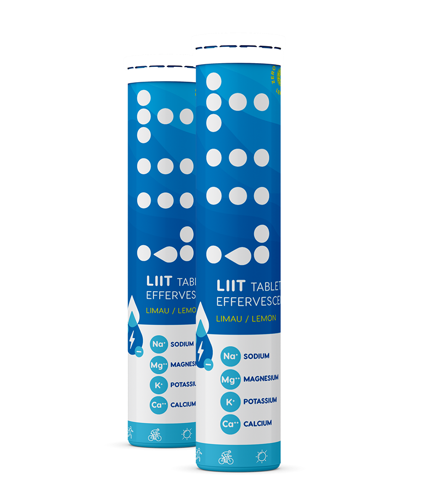 LIIT Hydration Effervescent Tablet Lemon Lime Electrolytes 2-Pack [Halal]