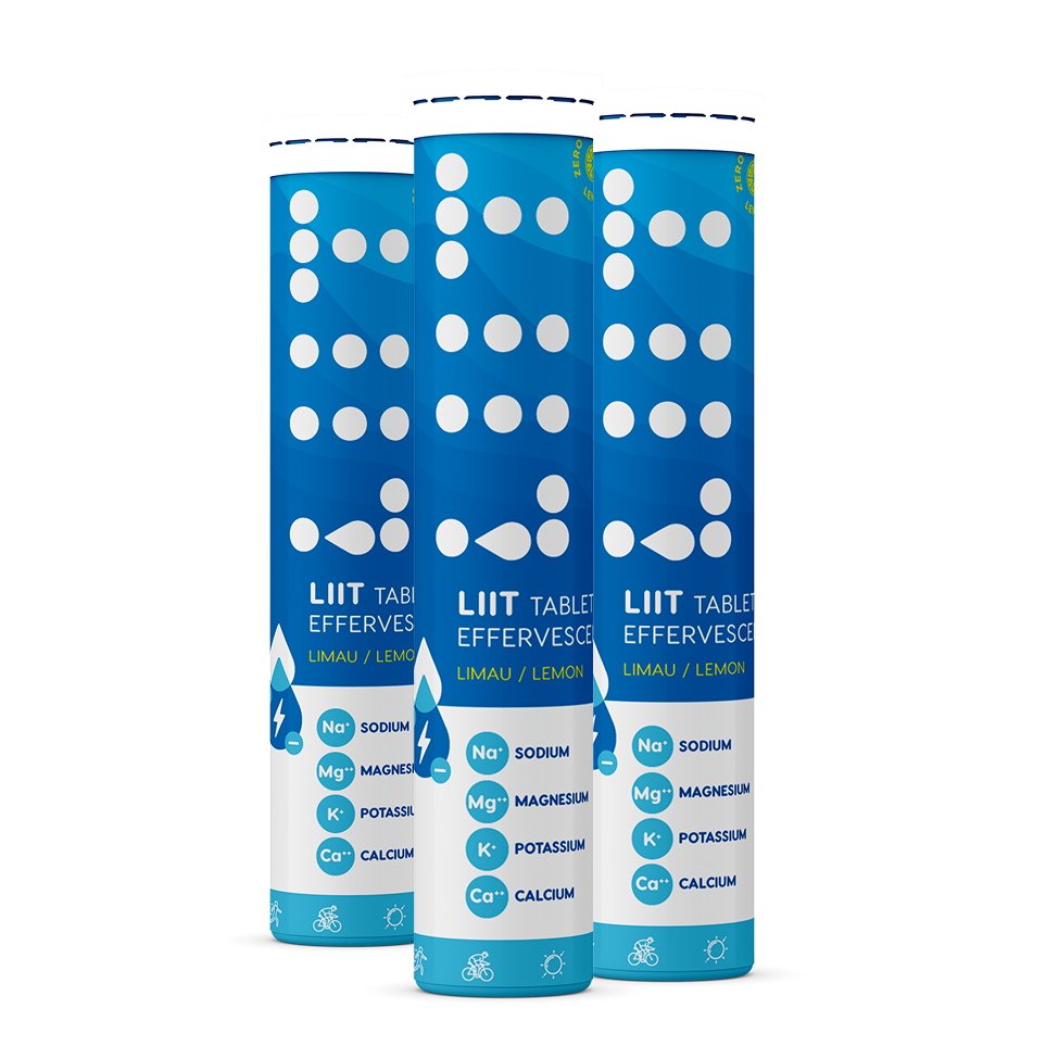 LIIT Hydration Effervescent Tablet Lemon Lime Electrolytes 3-Pack [Halal]